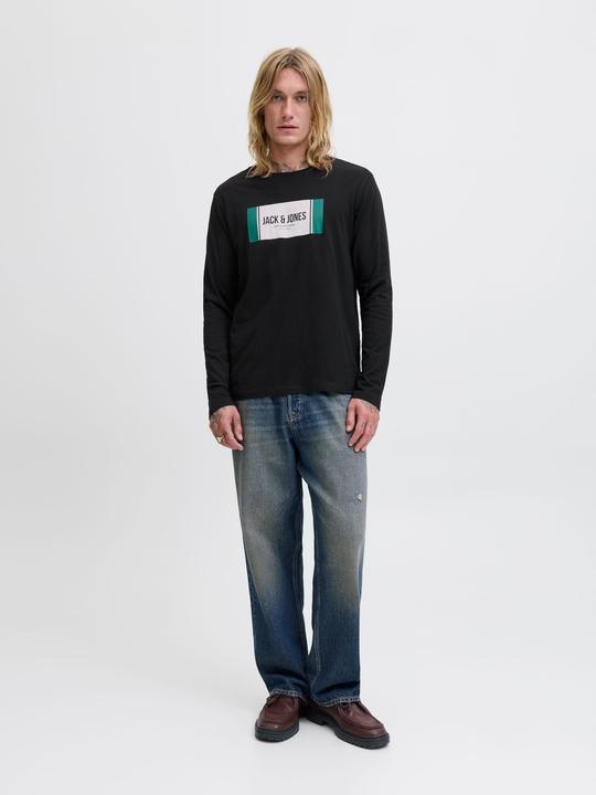 Produktbild Jack & Jones Logo Langarm-T-Shirt Langarm-T-Shirt (S)
