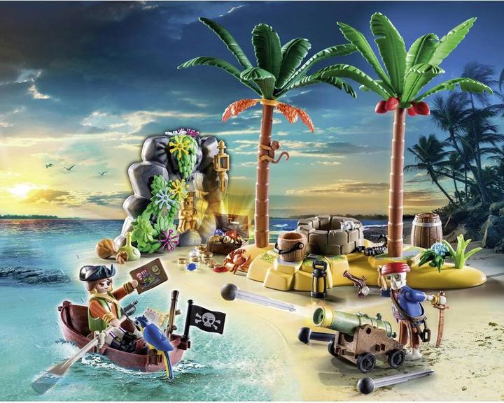 Actual product image Playmobil 70962 Pirate Treasure Island with Skeleton (70962, Playmobil Pirates)
