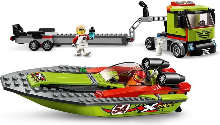 Produktbild LEGO Rennboot-Transporter (60254, LEGO City)
