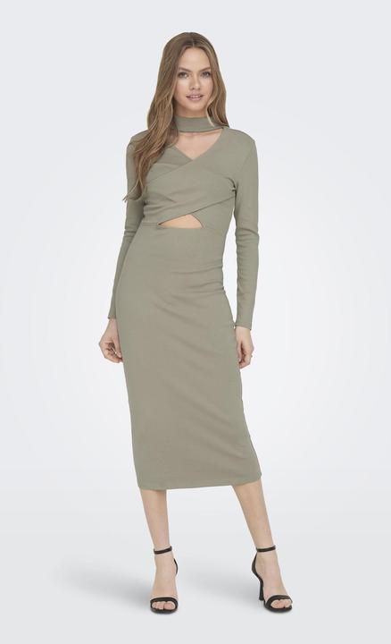 Produktbild Only Einfarbiges Kleid mit langen Ärmeln (M)