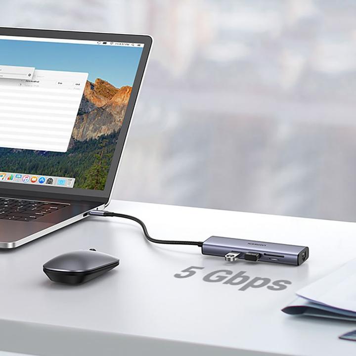Actual product image Ugreen USB Hub 3.0 (USB-C, 5 Ports)