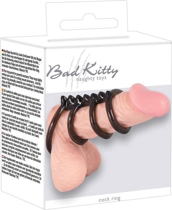 Produktbild Bad Kitty Penis-Hodenring Quartett (2.30 cm)