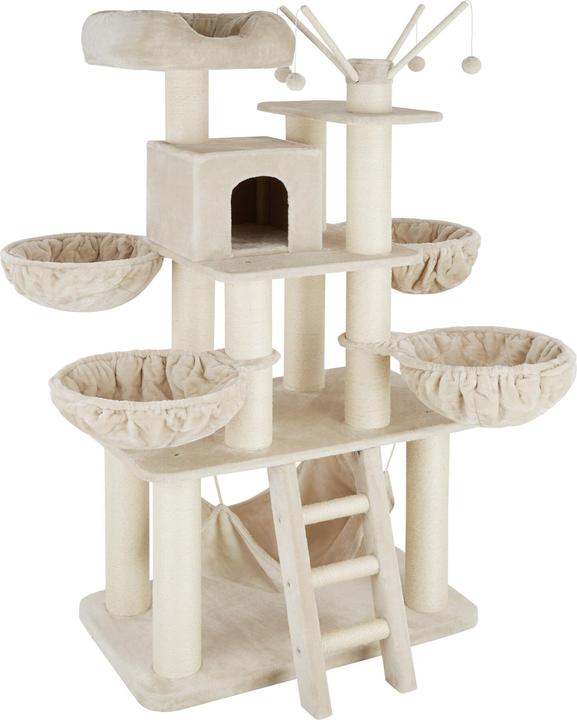tectake Gismo (195 cm, Beige, Weiss)
