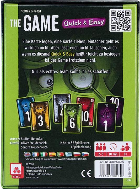Actual product image ASS Altenburg The Game - Quick and Easy, card game, for 2-5 players, from 8 years (DE edition) (German)