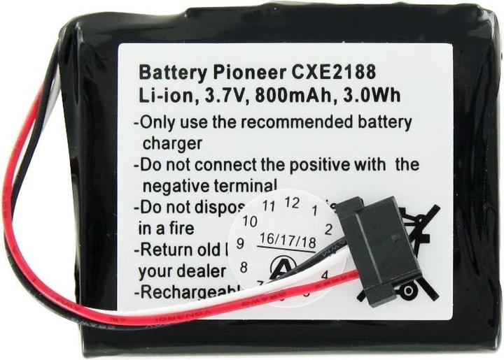 Produktbild Pioneer Akku CXE2188, AVIC-F320BT, Akku 338937010176