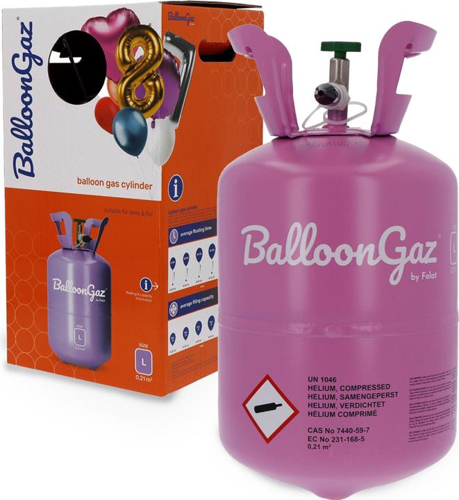 Folat Disposable helium bottle for 12 - 30 balloons"