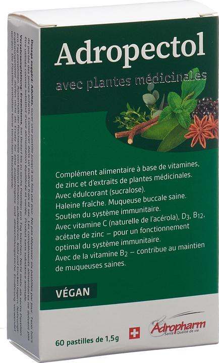 Actual product image Adropharm Plants pastilles (60 Piece, Pastilles, 118 g)