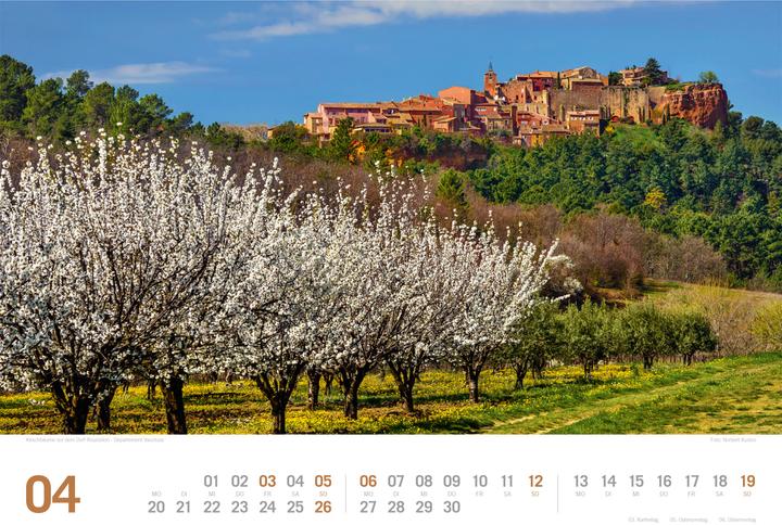 Actual product image Provence - von der Cote dAzur bis in die Alpen - ReiseLust Kalender 2026 (45 x 33 cm, German)