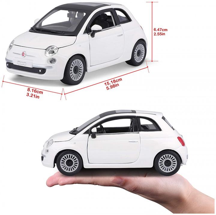 Productafbeelding Bburago FIAT 500 (2007) - 1:24
