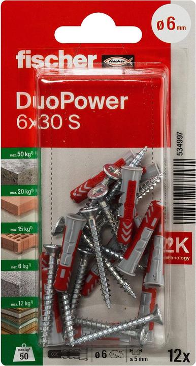 Produktbild Fischer Duopower (12 Stk.)