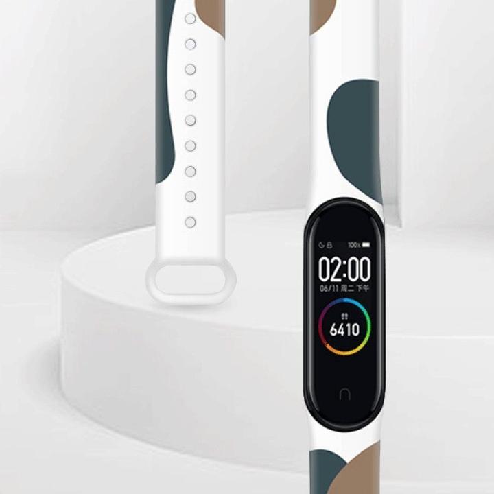 Image du produit Hurtel Strap Moro Wristband for Xiaomi Mi Band 4 / Mi Band 3 Silicone Strap Camo Watch Bracelet (13) (Matières plastiques)