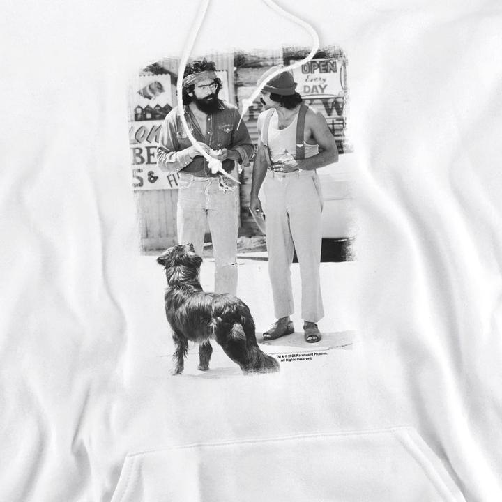 Immagine prodotto Cheech & Chong Up In Smoke Felpa con Cappuccio Cane Uomo (L)