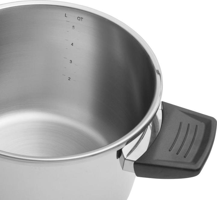 Produktbild BergHoff Schnellkochtopf 6L Vita (22 cm, Dampfkochtopf, Edelstahl)