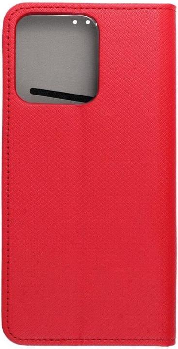 Actual product image OEM Back panel cover SMART CASE Book for REALME NOTE 50 red (Realme Note 50)