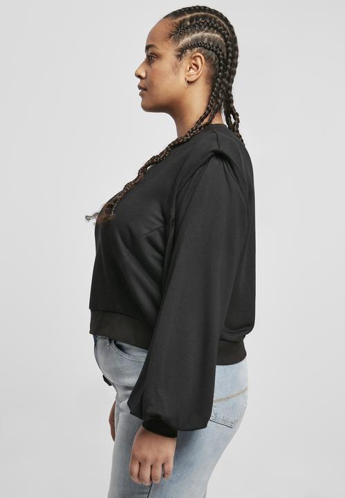 Image du produit Urban Classics Ladies Padded Shoulder Modal Terry Crewneck (4XL)