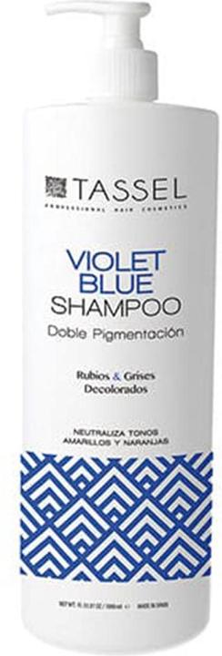 Actual product image Caso Eurostil Tassel Violet Blue Shampoo Doble Pigmentacion 1000ml (1000 ml, Liquid shampoo)