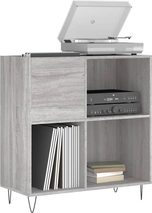 Produktbild VidaXL Plattenschrank Grau Sonoma 84,5x38x89 cm Holzwerkstoff