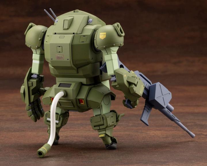 Actual product image Kotobukiya Armoured Trooper Votoms X JGSDF Model Kit Type 07 - III Tank Nacchin (Scopedog Version) 10 cm