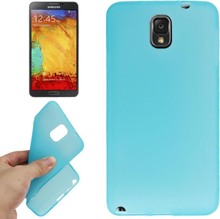 Produktbild König Design Handyhülle TPU Schutzhülle für Samsung Galaxy Note 3 N9000 blau (Samsung Galaxy Note 3 N9000)