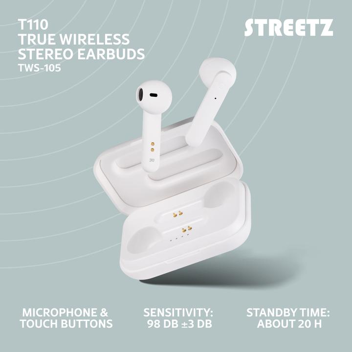 Actual product image Streetz Semi In-Ear Headphones (4 h, Wireless)