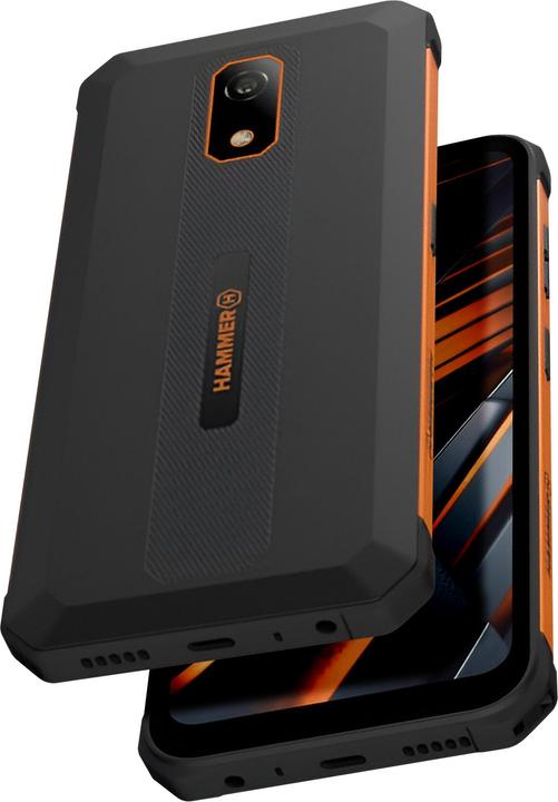 Image du produit Myphone Smartphone Iron Va étanche antichoc etange (64 Go, Noir / Orange, 6.56", Double SIM, 13 Mpx, 4G)