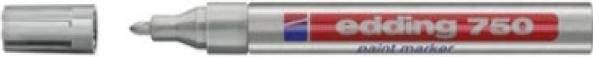 Image du produit Edding Marqueur à vernis brillant 750 (Argent, 4 mm, 1 x)