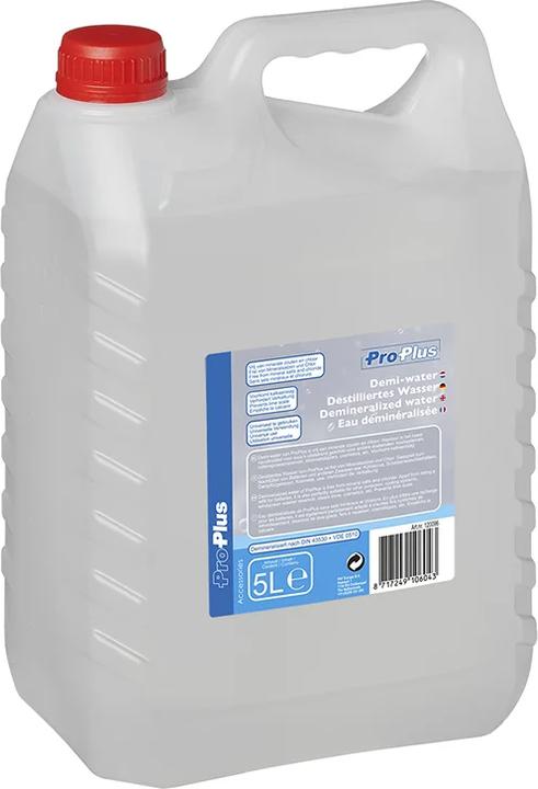 ProPlus Eau distillée 5 litres, DIN 43530 + VDE 0510