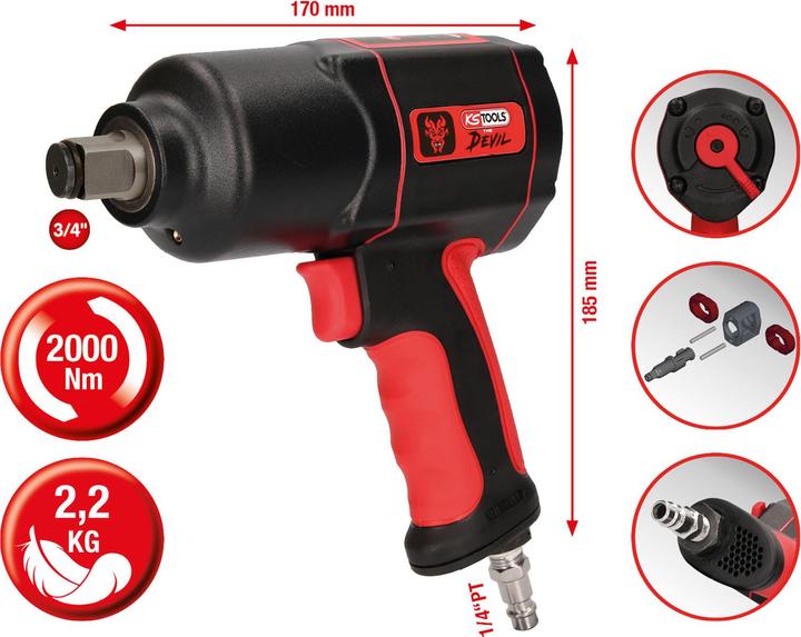Actual product image KS Tools 515.3400 (Air blast)