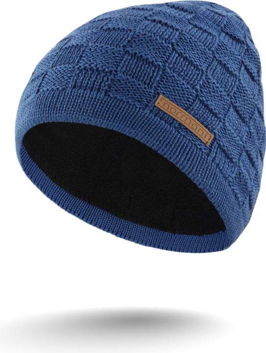 Actual product image Normani Winter set made of merino wool scarf and hat pattern Yuma - 9571 (One size)