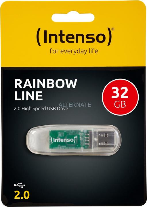 Actual product image Intenso Rainbow Line (32 GB, USB-A)