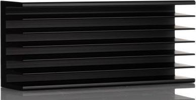Image du produit Rs Pro Dissipateur thermique pour aluminium rectangulaire universel 0.5°C/W, 150mm x 66mm x 40mm, montage