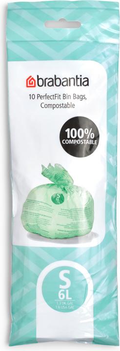 Brabantia Perfect Fit Kompost (10 x, 6 l)