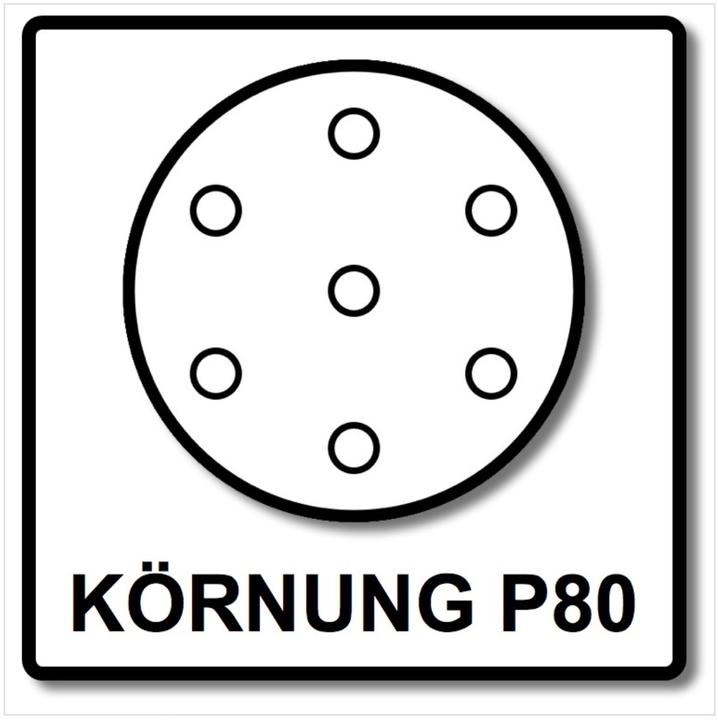 Actual product image Bosch Professional Bosch SIA disc ceramic grinding net 7500 125 mm grain P80 50 pieces ( F03E006897 )