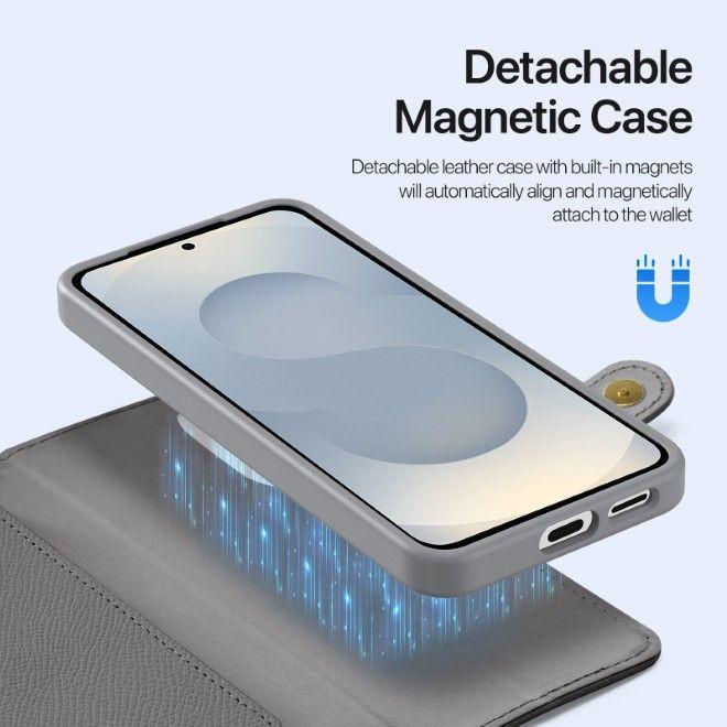 Image du produit Dux Ducis Lawa Series MagSafe Kunstleder Bookcover Hülle (Samsung Galaxy S25 Edge)