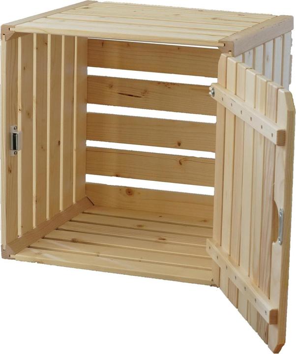 Produktbild Holz Zollhaus Holzharasse Hirsch mit Tür, 35 x 35 cm (35 x 35 x 35 cm, 39.20 l)