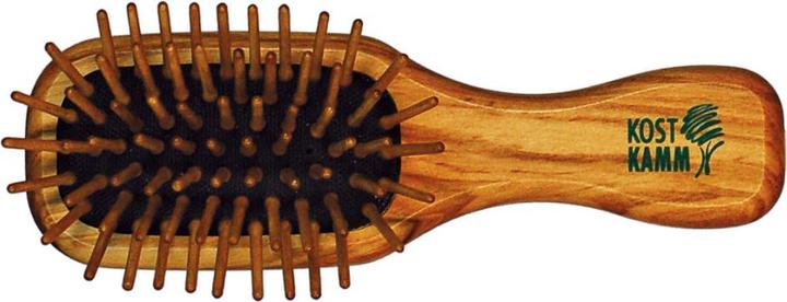 Kost Kamm Mini Holzbürste Oliven 7reihig