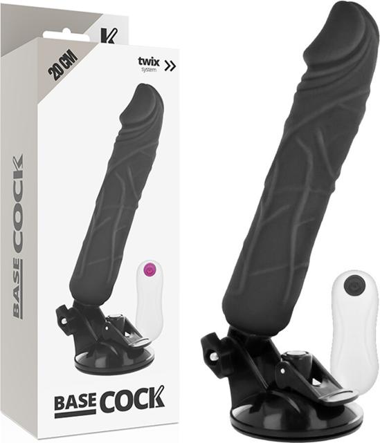 Immagine prodotto Basecock Vibratore Realistico Telecomandato Nero 20 cm