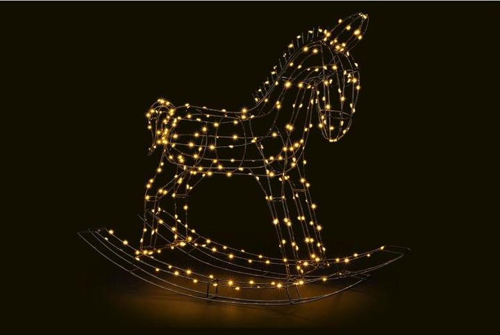 Produktbild STT LED-Figur Pferd, 65 cm, Schwarz