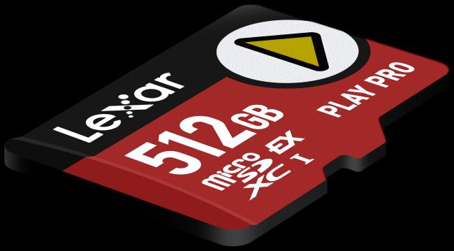 Image du produit Lexar Play Pro (512 Go, microSD Express, U3, UHS-I)