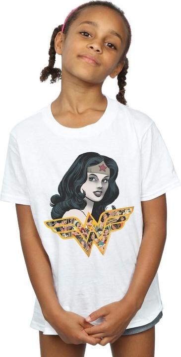 Produktbild Wonder Woman Retro Collage TShirt Mädchen (140, 146)