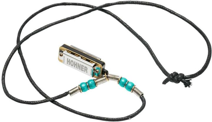Hohner Mini Mundharmonika Halskette (Mundharmonika, Diatonisch, C-Dur)