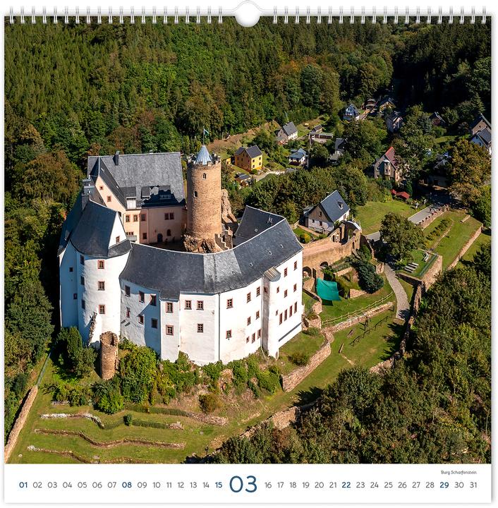 Produktbild Kalender Burgen und Schlsser Sachsen 2026 (30 x 30 cm, Deutsch)