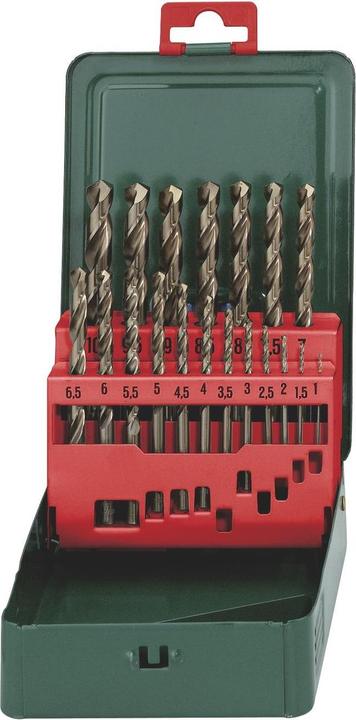 Metabo Hss-Co (1 mm, 1.5 mm, 2 mm, 2.5 mm, 3 mm, 3.5 mm, 4 mm, 4.5 mm, 5 mm, 5.5 mm, 6 mm, 6.5 mm, 7 mm, 7.5 mm, 8 mm, 8.5 mm, 9 mm, 9.5 mm, 10 mm)
