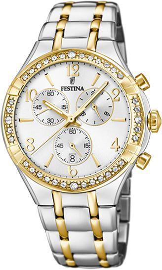 Actual product image Festina Wrist watch Boyfriend f20396/1 (Analogue wristwatch, Chronograph, 39.25 mm)