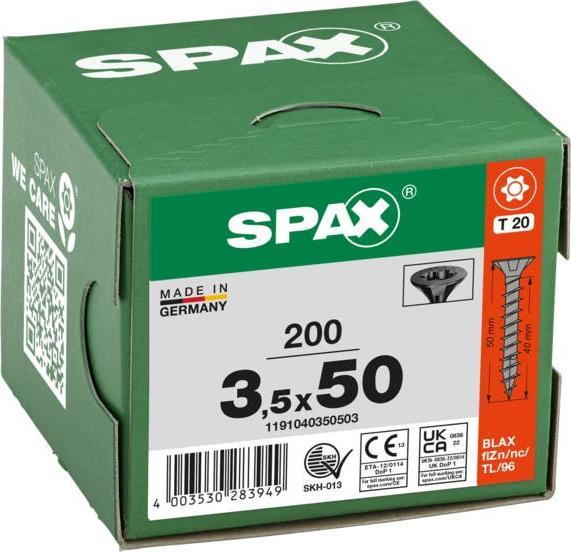 Produktbild Spax Spanplattenschrauben (200 Schrauben pro Stück)