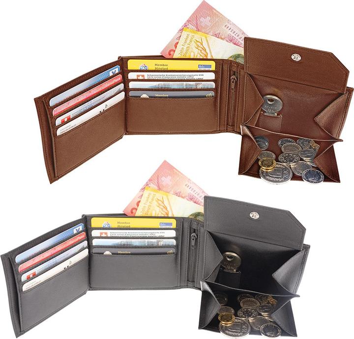 Actual product image Welltravel Leather wallet with RFID protection