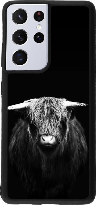 Produktbild PhoneLook Hülle Silikon schwarz Highland calf black (Samsung Galaxy S21 Ultra 5G)