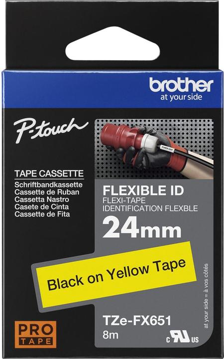 Produktbild Brother Tze-Fx651 (2.40 cm, Gelb)