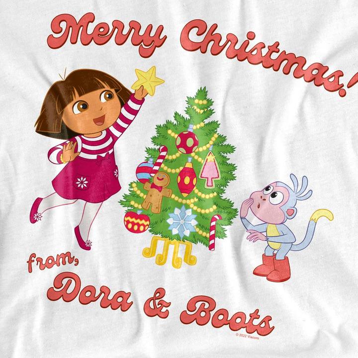 Produktbild Dora The Explorer Happy Holidays TShirt (L)
