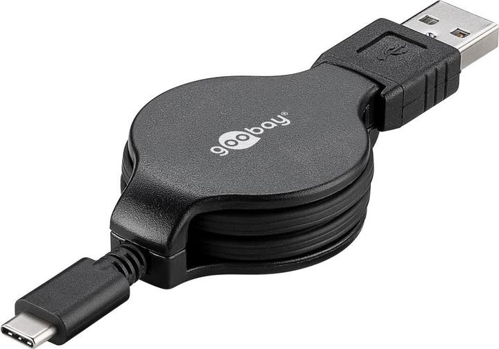 Produktbild Goobay USB 2.0 Kabel, ausziehbar (1 m, USB 2.0, 15 W)
